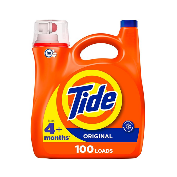 Tide 146 fl oz (100-Loads) HE Compatible Liquid Laundry Detergent