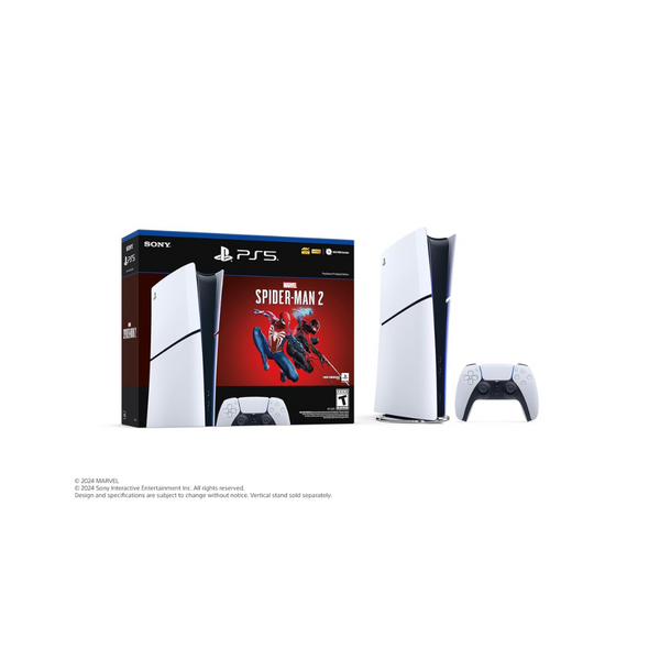 PlayStation 5 Digital Edition Console Spider-Man Bundle (Slim)