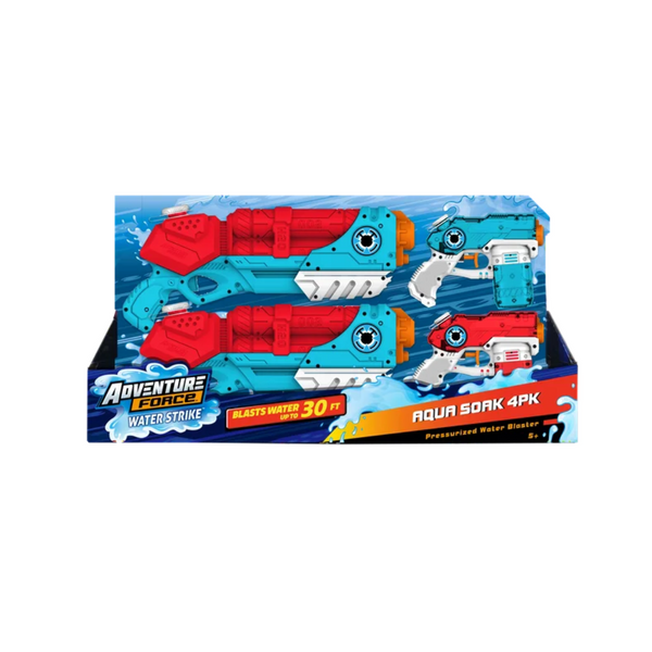 4-Pack Adventure Force Water Strike Aqua Soak