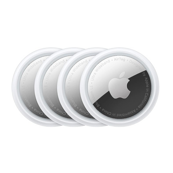 4-Pack Apple AirTags Sleek Tracker Devices