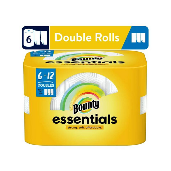 6-Ct Bounty Essentials Select-A-Size Double-Roll Paper Towels