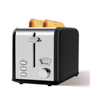 Simple Deluxe 1.5″ Wide Slot 2-Slice Toaster