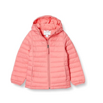 Amazon Essentials Girls' Lightweight Water-Resistant Hooded Puffer Jacket