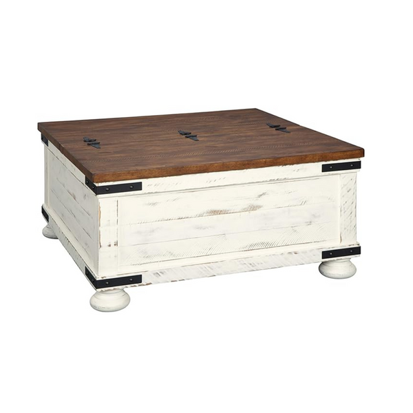 Signature Design by Ashley Wystfield Square Storage Coffee Table