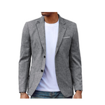 Pj Paul Jones Men's Casual Sport Coat Blazer (Dark Gray)