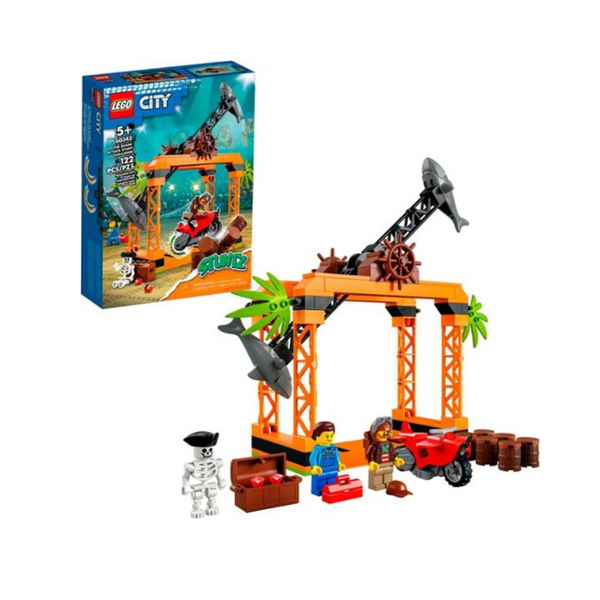 LEGO City Stunt The Shark Attack Challenge 60342 Adventure Series Toy