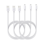 3-Pack 3ft Apple Mfi Certified Fast Charging Usb Lightning Cable