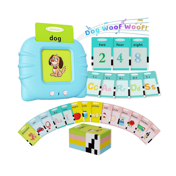 Aullsaty Toddler 248 Sight Words Talking Flash Cards Toys (2 Colors)