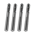 4-Pack Workpro Aluminum Led Pocket Pen Flashlight