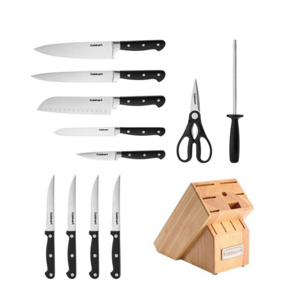 12-Piece Cuisinart Classic Triple Rivet Cutler Block Set