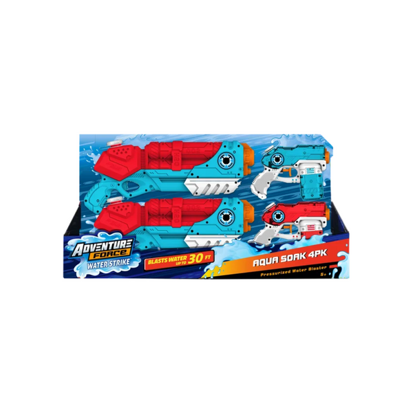 4-Pack Adventure Force Water Strike Aqua Soak