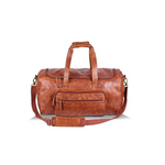 Estalon Leather Oversized Travel Genuine Duffel Bag