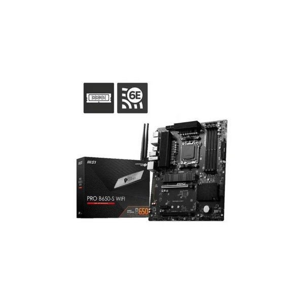 Msi Pro B650-S WiFi Am5 Amd B650 Ryzen 7000 Wi-Fi 6E Atx Motherboard