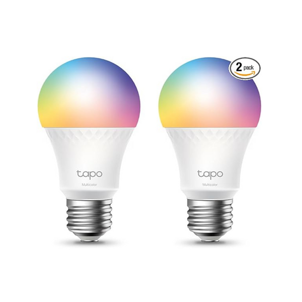 2-Pack TP-Link's Tapo Matter Smart Multi-Color Bulbs