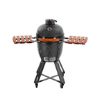 Roomtec 18'' Ceramic Charcoal Portable Camping Grill