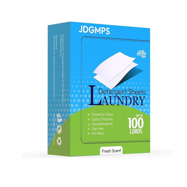 50-Count JDGMPS Eco Laundry Detergent Sheets