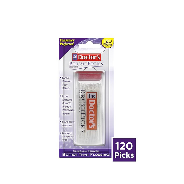 120-Count The Doctor's BrushPicks Interdental Toothpicks