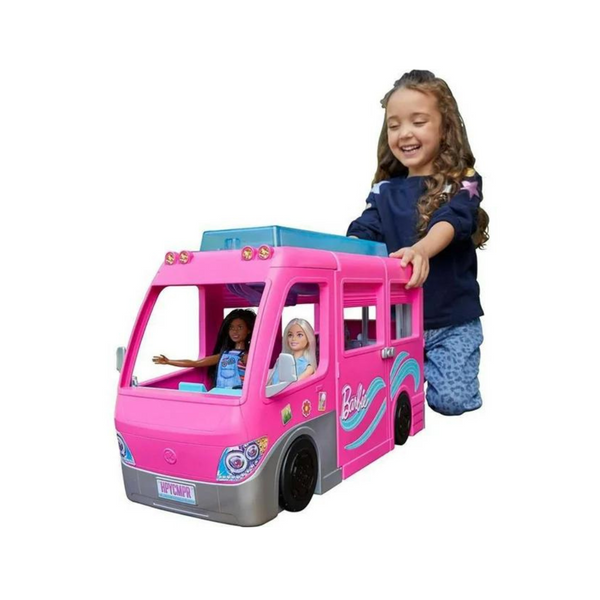 Barbie Dream Camper Doll Playset with 60 Accessories