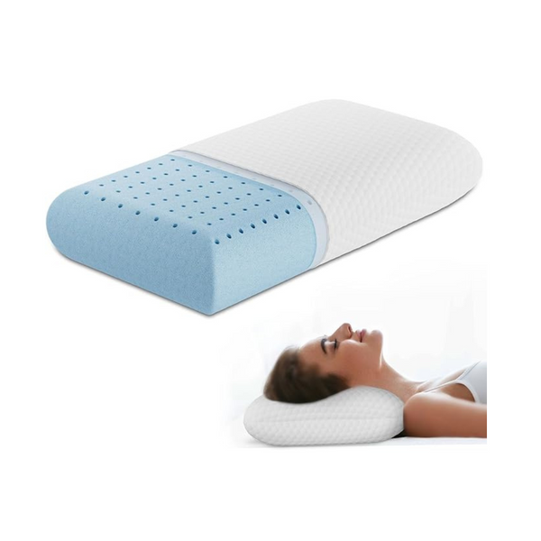 OLIXIS Standard Size Soft Memory Foam Cooling Pillow (24" x 16")