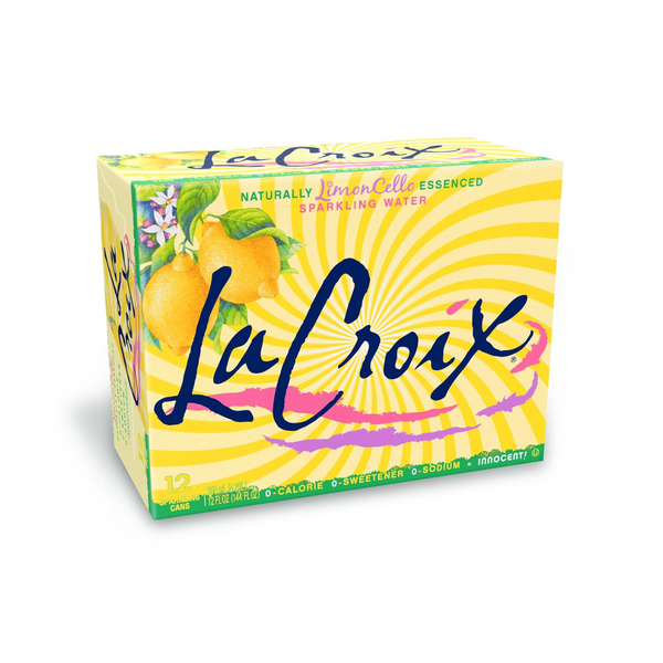 12-Pack LaCroix Sparkling Water, 12 Fl Oz (LimonCello)