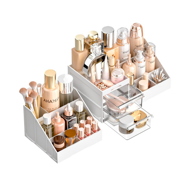 Sukakimi Large Capacity Makeup Organizer with Drawers