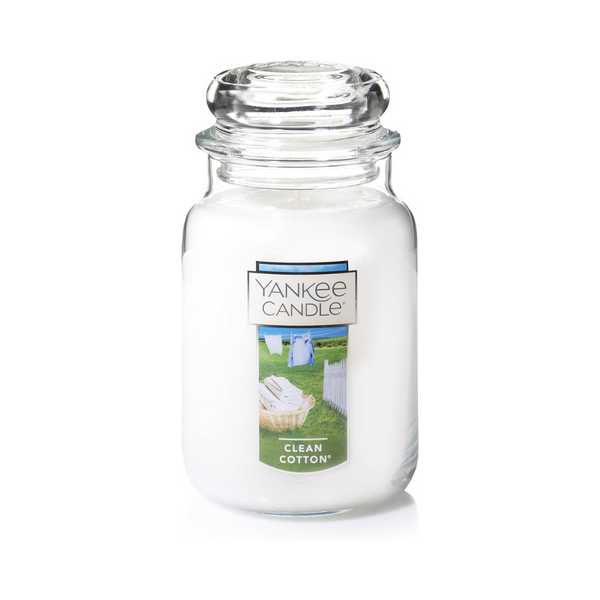 Yankee 22oz Clean Cotton Original Large Jar Candle