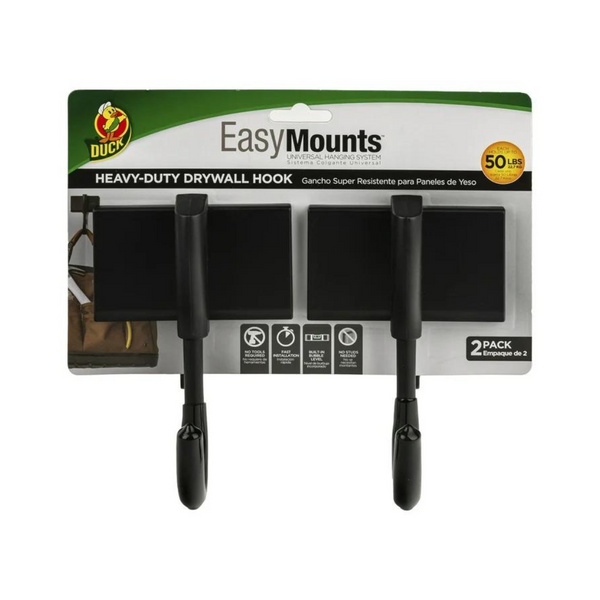 2-Pack Duck EasyMounts Fiberglass Garage Hooks