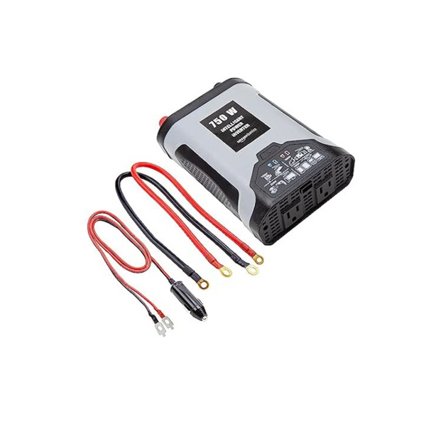 Amazon Basics 750W Car Power Inverter 12V to 110V for Vehicles