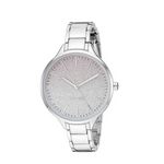 Nine West Women's Silver-Tone Bracelet Watch