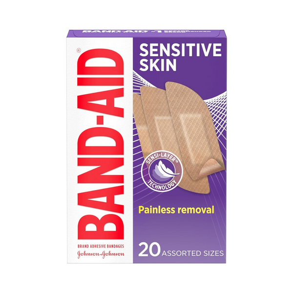 20-Count Band-Aid Brand Adhesive Hypoallergenic First Aid Bandages