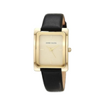 Anne Klein Black Leather Strap Women's Watch