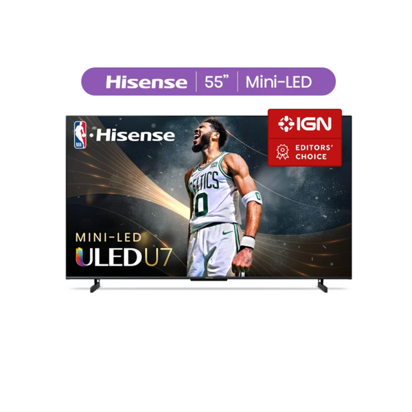 Hisense Class U7 Series 55" 4K Ultra HDR Smart Mini-LED ULED Google TV