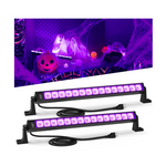 2-Piece 27W 60 LEDs Black Light Bar with Plug and 5ft Cable