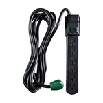 GoGreen Power 6-Outlet Surge Protector with 12-ft Cord