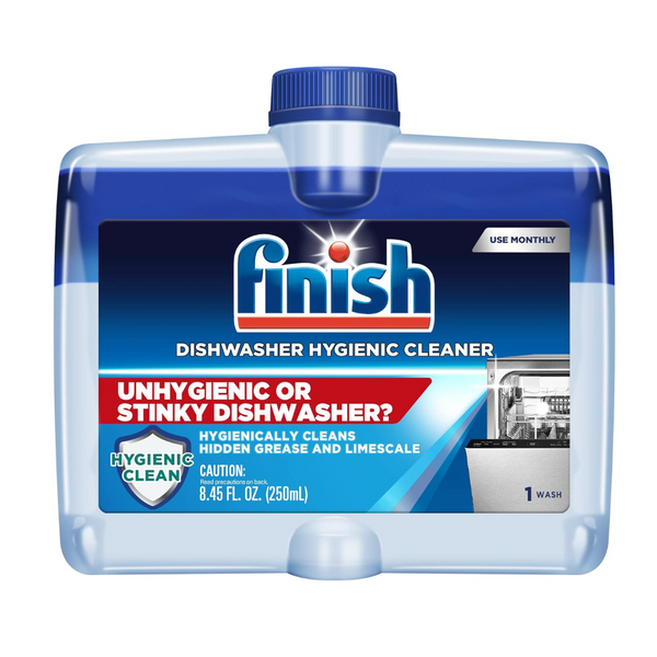 Finish Dishwasher Cleaner Liquid, Hygienically Cleans Hidden Grease & Limescale