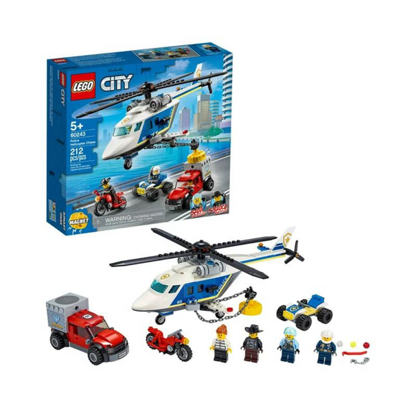 LEGO City Police Helicopter Chase Building Set