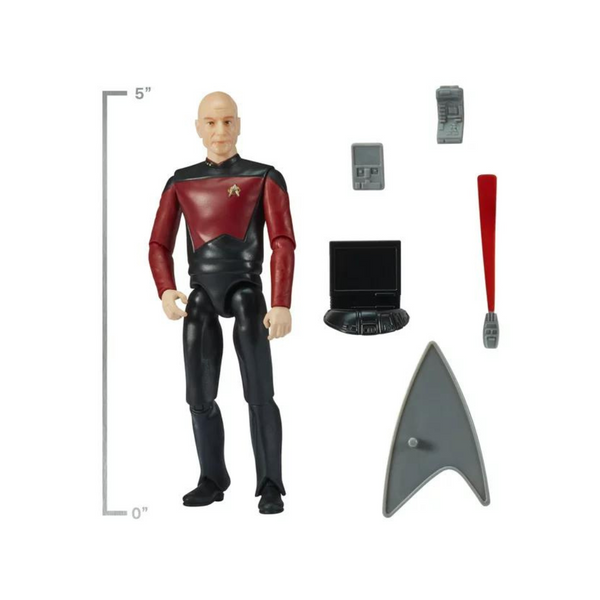 Playmates Star Trek: The Next Generation Picard or Data 5" Action Figures