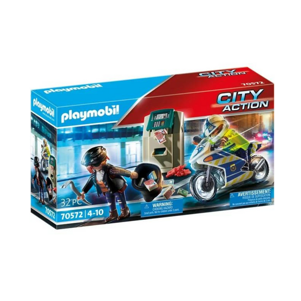 PLAYMOBIL Bank Robber Chase Action Figure Set