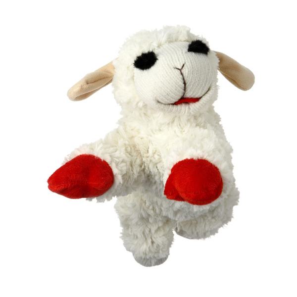 10" Multipet Lambchop Plush Squeaker Dog Toy