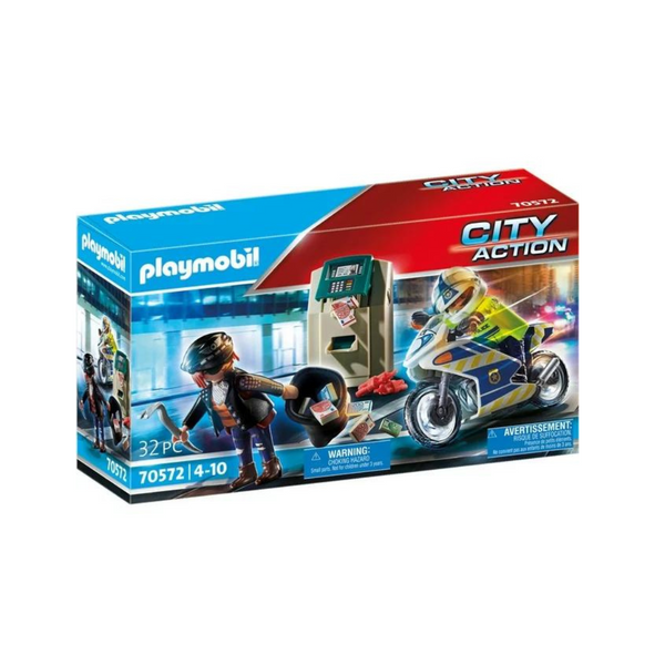 PLAYMOBIL Bank Robber Chase Action Figure Set