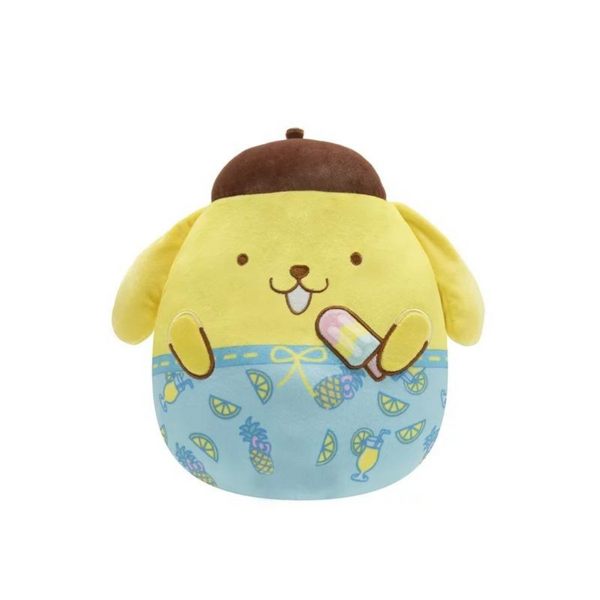 10" Squishmallows Kids' Sanrio Ocean Party Series Plush Toy (Pompompurin)