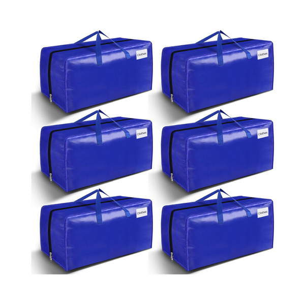 6-Pack BlissTotes 93L Heavy Duty Moving Supplies & Storage Bags