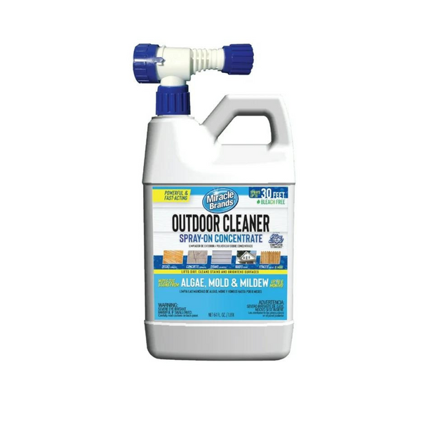 Miracle Brands Outdoor Cleaner Spray On Concentrate, 64 oz