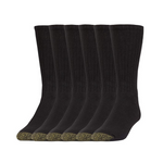 Get 6 Pairs of GOLDTOE Men’s Harrington Crew Socks