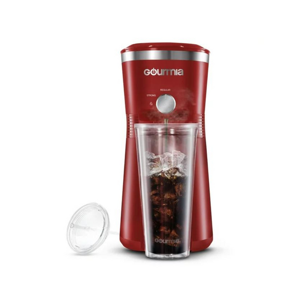 Gourmia Iced Coffee Maker with 25 fl oz. Reusable Tumbler