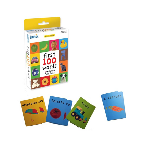 First 100 Words Matching Card Game