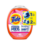 45 Count Tide Power PODs 2-in-1 Laundry Detergent Pods with Downy Soft Boosters