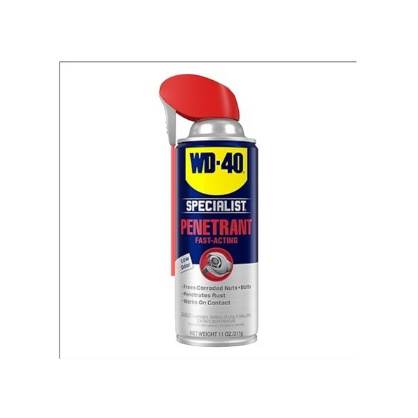 WD-40 Specialist Rust Release Penetrant Spray with Blu Torch, 11 Oz