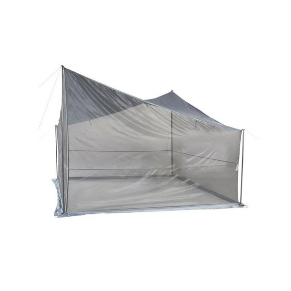 Ozark (9 x 9) ft UV Protection Trail Tarp Shelter with Roll-up Screen Walls