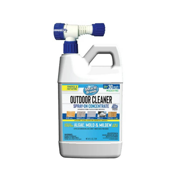 Miracle Brands Outdoor Cleaner Spray On Concentrate, 64 oz